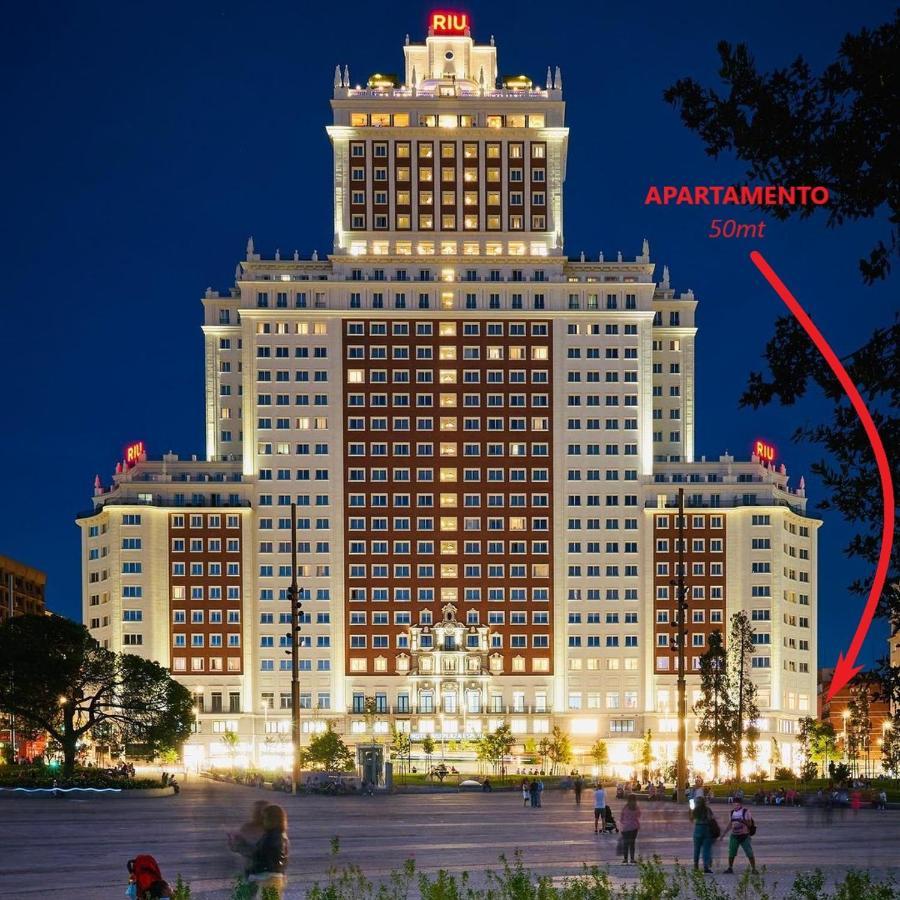 Centrico Plaza Espana - Gran Via II Madrid Exteriér fotografie